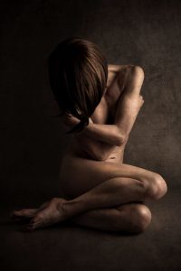 Artistic nude female body