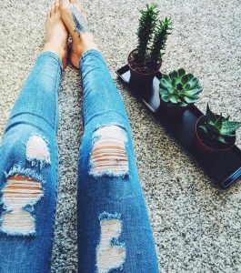 ripped jeans