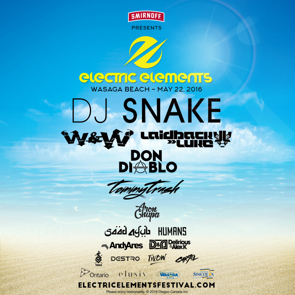THE BIGGEST ELECTRONIC MUSIC FESTIVAL IN WASAGA BEACH