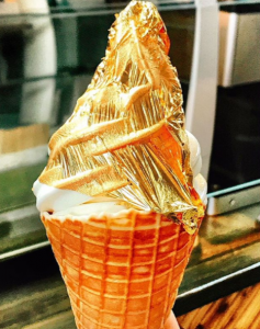 24K Covered Ice Cream is a Thing Now
