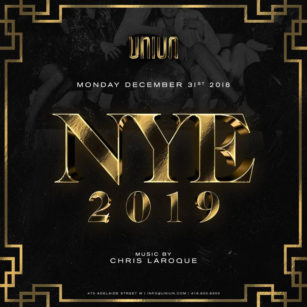 Six NYE Parties to Check Out in Toronto